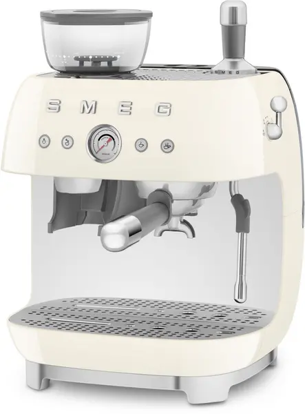 Smeg 50's Style EGF03CRUK Espresso Coffee Machine - Cream