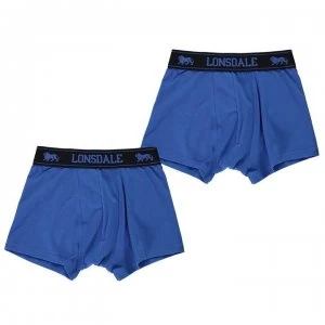 Lonsdale 2 Pack Trunk Junior Boys - Blue