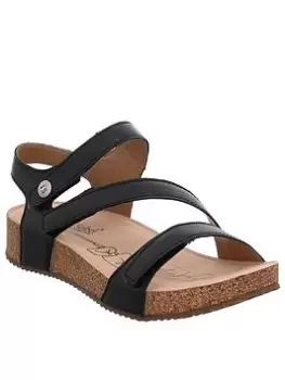 Josef Seibel Tonga 25 Flat Sandals - Black, Size 5, Women