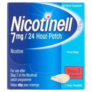Nicotinell 7mg/24 Hour Step 3-7 Nicotine Patch
