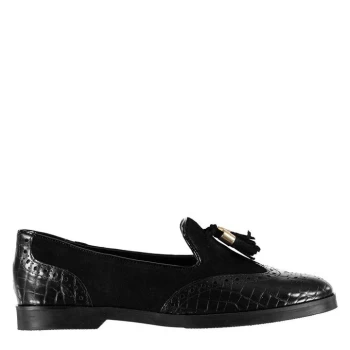 Linea Tassel Shoes - Black