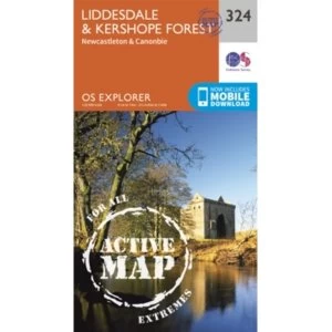 Liddesdale and Kershope Forest by Ordnance Survey (Sheet map, folded, 2015)
