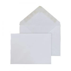 Purely Invitation Envelopes Gummed 83 x 112mm Plain 90 gsm White Pack of 1000