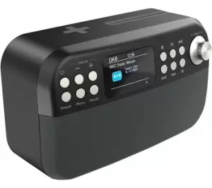 I-BOX Shuffle Bluetooth Mini Hi-Fi System with Qi Charger - Black
