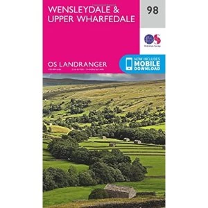 Wensleydale & Upper Wharfedale Sheet map, folded 2016