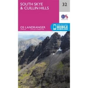 South Skye & Cuillin Hills by Ordnance Survey (Sheet map, folded, 2016)