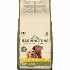 Harringtons Turkey and Vegetables Complete Dry Dog Food 5kg - wilko