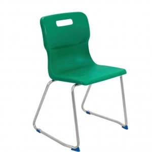 TC Office Titan Skid Base Chair Size 6, Green