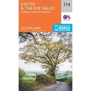 Exeter and the Exe Valley Sheet map, folded 2015