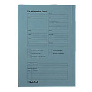 Guildhall Square Cut Folder 211/1200Z Blue 50 Pieces