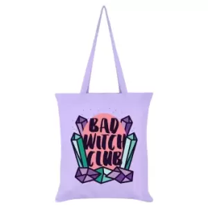 Grindstore Bad Witch Club Pastel Goth Tote Bag (One Size) (Lilac)