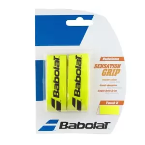 Babolat Sensation Badminton Grips 2 Pack - Yellow