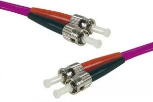 5m Fibre OM4 50 125 Pink LSZH STST Cable