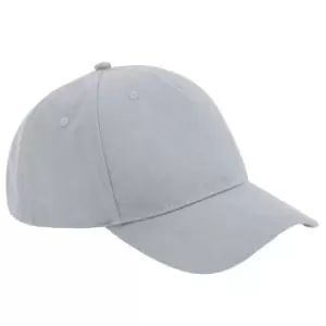 Beechfield Unisex Adult Organic Cotton 5 Panel Baseball Cap (One Size) (Light Grey)