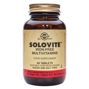 Solgar Solovite Iron Free Multivitamins Tablets 60 tablets