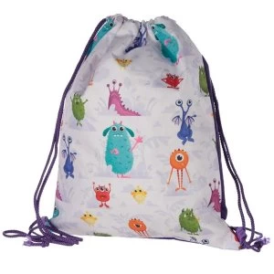 Kids Monsters Design Handy Drawstring Bag