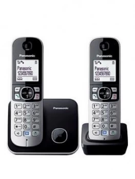 Panasonic KXTG6812 Cordless Phone Twin Handset