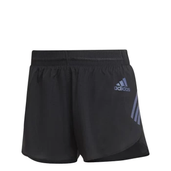 adidas Adizero Running Split Shorts Womens - Black