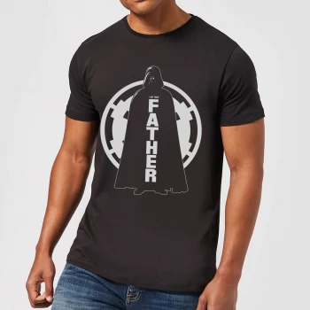Star Wars Darth Vader Father Imperial Mens T-Shirt - Black - 5XL