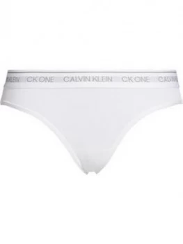 Calvin Klein Bikini Briefs - White, Size S, Women