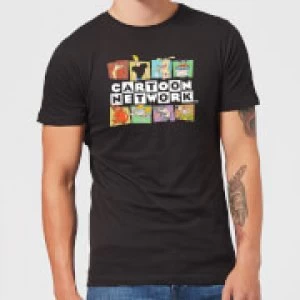 Cartoon Network Logo Characters Mens T-Shirt - Black