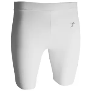 Precision Unisex Adult Essential Baselayer Sports Shorts (M) (White)