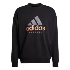 adidas Arsenal DNA Crew Sweatshirt Mens - Black