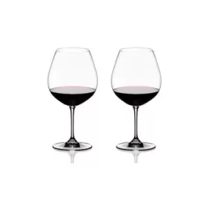 Riedel Vinum Pinot Noir (Burgundy Red) Wine Glass Twin Pack