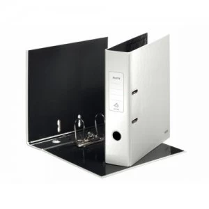 Leitz Wow Lever Arch File A4 80mm Pearl White PK10
