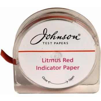 Litmus Paper Red 5m Reel x 7mm - Johnson