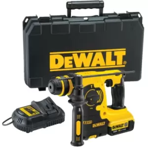 DEWALT - DCH253M1 18v XR SDS+ Hammer Drill Kit C/W Charger, Case and 4ah Battery