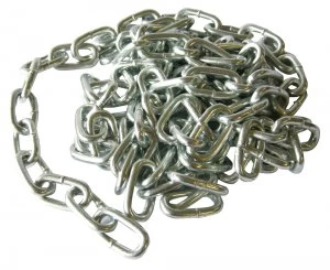 Select Hardware Welded Chain Bright Zinc Plated 2.5M 3X26mm 1 Pack