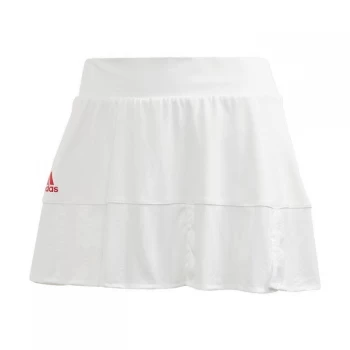 adidas Tennis Match Skirt Engineered female - White / Scarlet