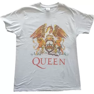 Queen - Classic Crest Kids 11 - 12 Years T-Shirt - Grey