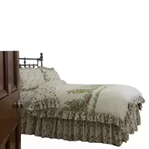 Belladorm Bella Mae Fitted Bedspread (Double) (Ivory)