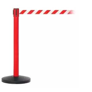 Obex Barriers Safety Belt Barrier Belt Length mm 3400 Red Post