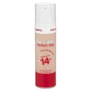 Miss Sporty So Matte Perfect Stay Foundation Ivory 1 Nude