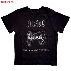 AC/DC - About to Rock Kids 4 Years T-Shirt - Black