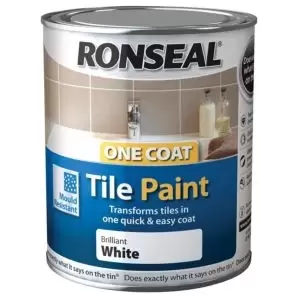Ronseal Tile Paints White Gloss Tile Paint 0.75L