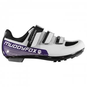 Muddyfox RBS100 Ladies Cycling Shoes - White/Purple