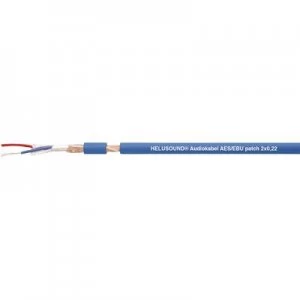 Audio cable 2 x 0.22mm Blue Helukabel