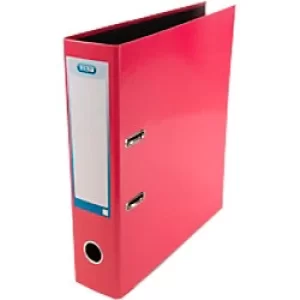 ELBA Lever Arch File Classy 70 mm Glossy Paper, Cardboard 2 ring A4 Pink