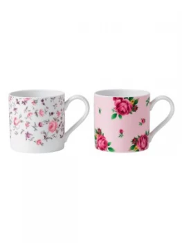 Royal Albert New country roses set of 2 mugs