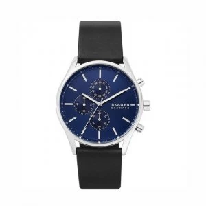 Skagen Blue And Black 'Holst' Chronograph Classical Watch - Skw6606 - multicoloured