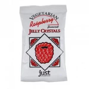 Just Wholefoods Real Fruit Flavoured Raspberry Jelly Crystals 85g