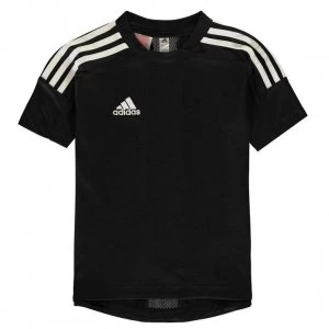 adidas Boys Football Climalite Trofeo + Jersey - Black