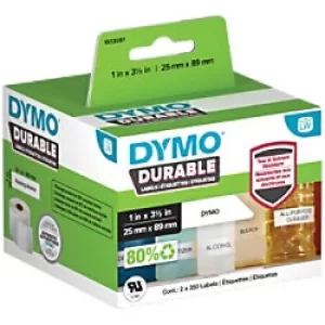 Dymo 2112285 LabelWriter Durable Labels 25mm x 89mm