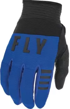 Fly Racing F-16 Motocross Gloves, black-blue, Size 2XL, black-blue, Size 2XL