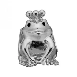 Ladies Christina Sterling Silver Topaz Frog Bead Charm