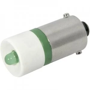 LED bulb BA9s Green 24 Vdc 24 V AC 2250 mcd CML